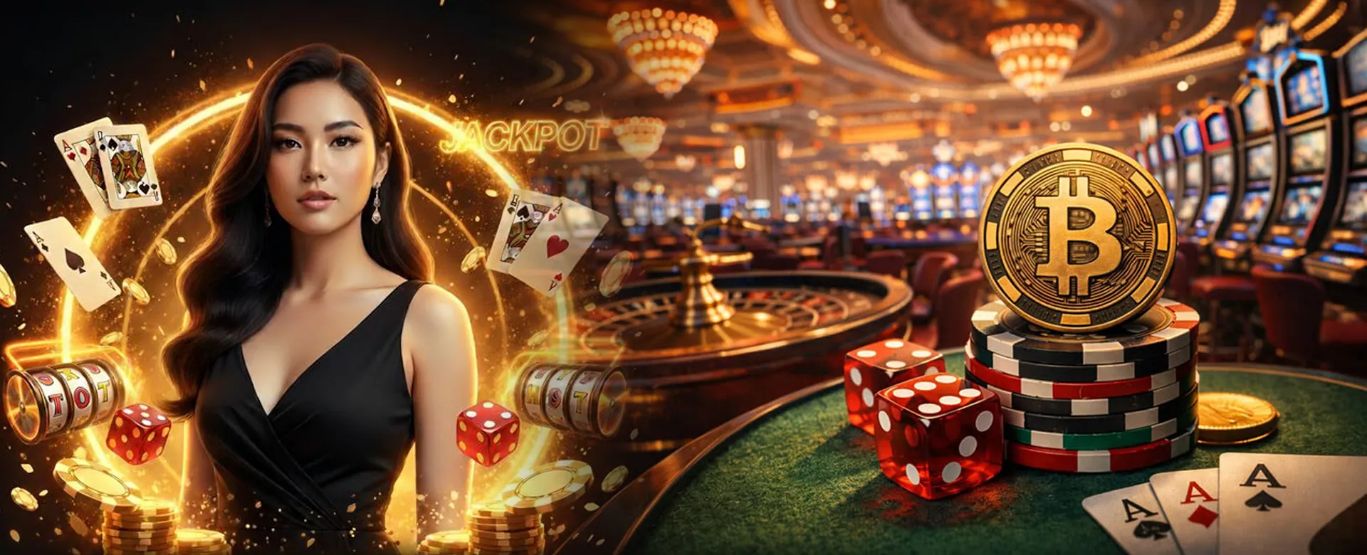 JLJLPH Win online gaming platform with vibrant casino graphics